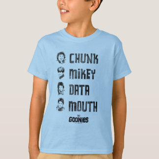Camiseta Os Goonies | Parte, Mikey, Dados, Boca