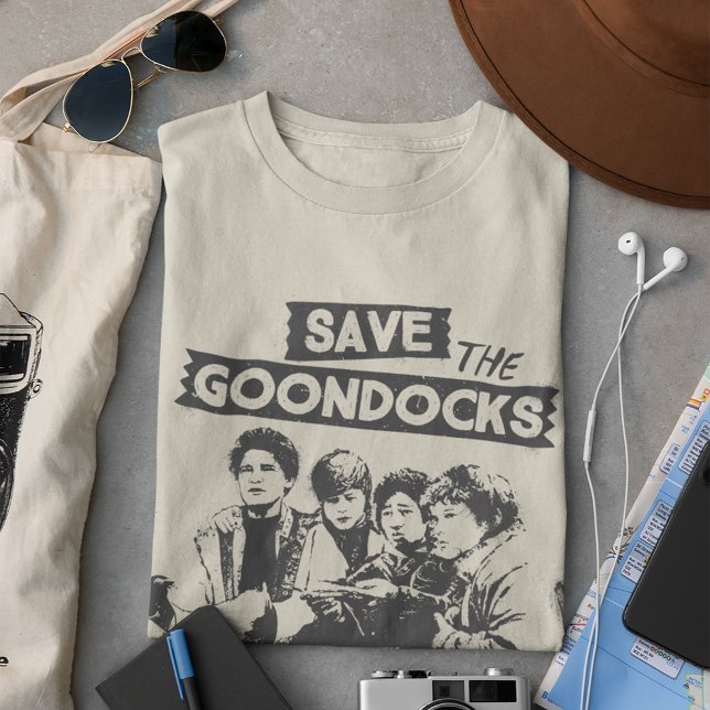 Camiseta Os Goonies "Salvem As Docks" (Criador carregado)