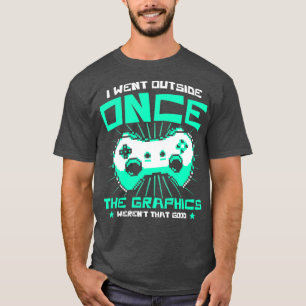 Camiseta Os Gráficos De Jogos Eram Tão Engraçados Quanto Os