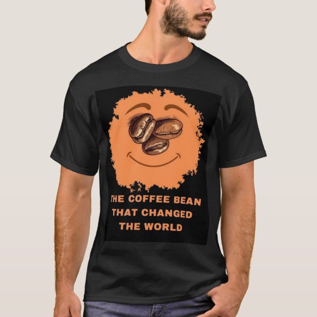 Camiseta Os grãos de café que mudaram o mundo (Frente)