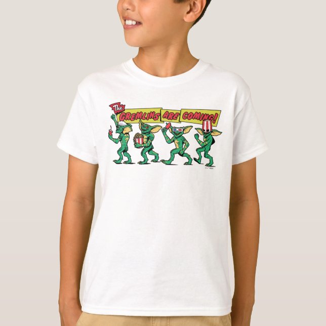 Camiseta Os Gremlins™ Estão Chegando (Frente)