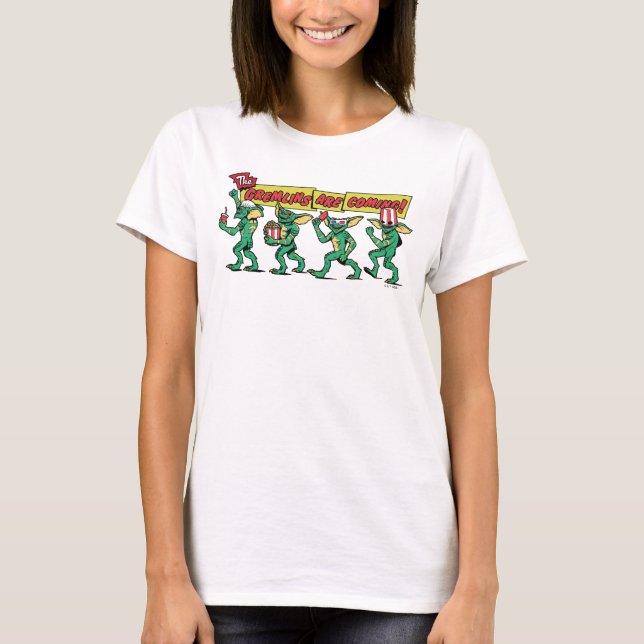 Camiseta Os Gremlins™ Estão Chegando (Frente)