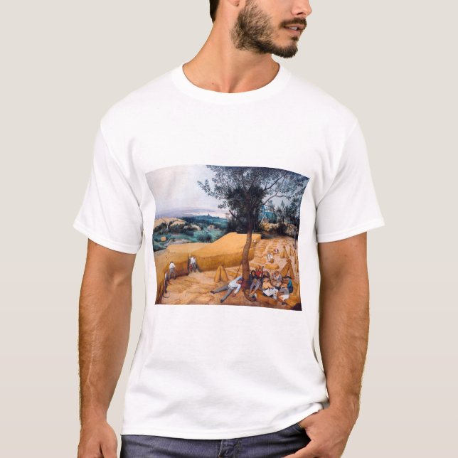 Camiseta Os Harvesters, Pieter Bruegel (Frente)