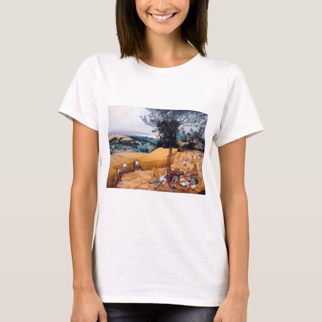 Camiseta Os Harvesters, Pieter Bruegel (Frente)