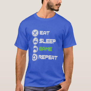 Camiseta Os Homens Comem Jogo do Sono Repetem Gamer Life Gi