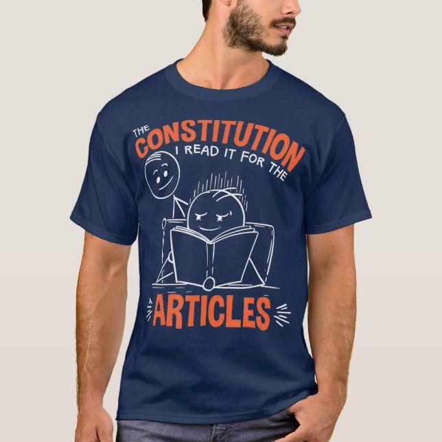 Camiseta Os Homens Da Constituição Que Li Para O (Frente)