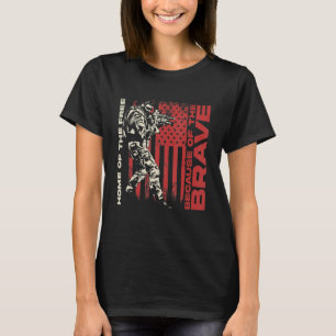 Camiseta Os Homens Da Liberdade Por Causa Da Corajosa Fla D
