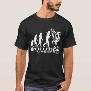 Camiseta Os homens de LIVERPOOL da EVOLUÇÃO vestem a nove