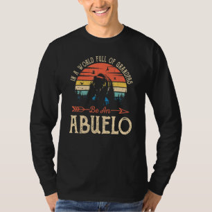 Camiseta Os Homens De Um Cheio Mundial De Avós São Um Gran