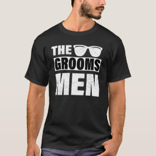 Camiseta Os Homens do Noivo Festa de Solteiro Stag Noivo Br