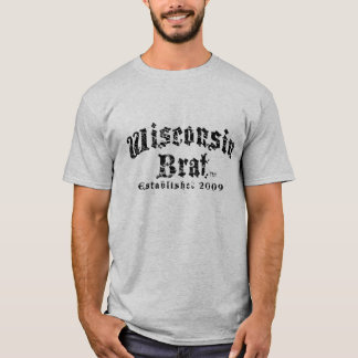 Camiseta Os homens do pirralho de Wisconsin Short o T da