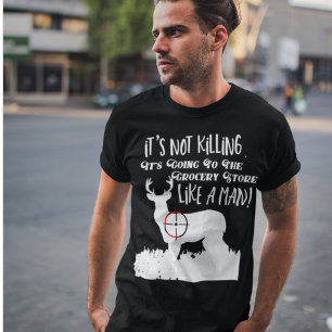 Camiseta Os homens engraçados das citações da caça dos