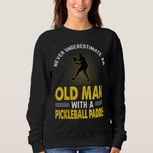 Camiseta Os Homens Nunca Subestimam Um Velho Com Um Picleir
