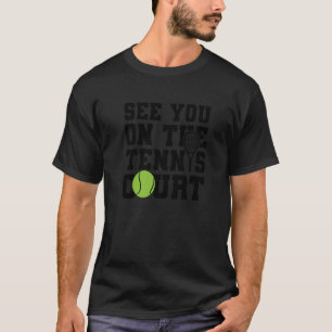 Camiseta Os Homens Te Vêm No Tribunal Da Tênis