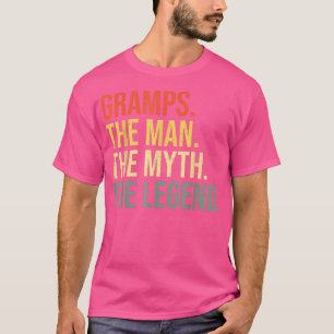 Camiseta Os Homens Vestiram O Homem O Mito O Avô Da Lenda