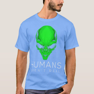 Camiseta Os humanos não são reais