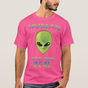 Camiseta Os Humanos Não São Verdadeiros Ufo Alienígena Xfil