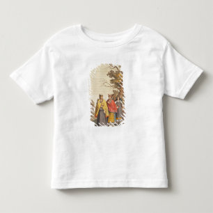 Camiseta Os indianos de Caciche em trajes tradicionais,