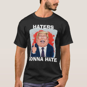 Camiseta Os Inimigos Vão Odiar o Presidente Donald Trump