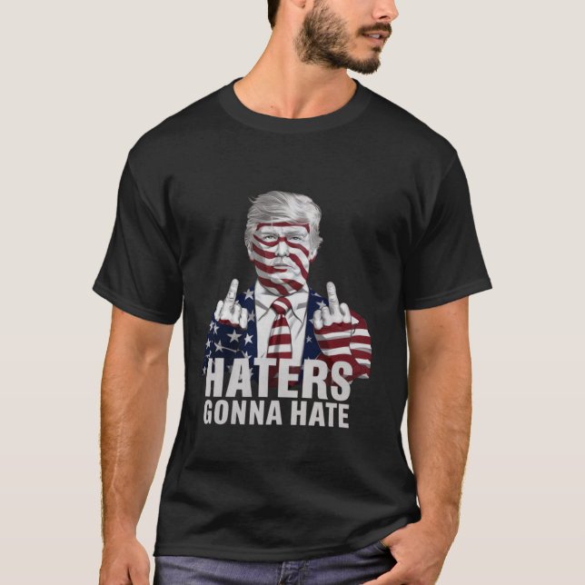 Camiseta Os Invedores Vão Odiar O Engraçado Donald Trump Ap (Frente)