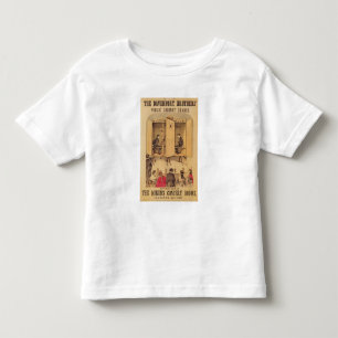 Camiseta Os irmãos Davenport, poster para Seance, 1865