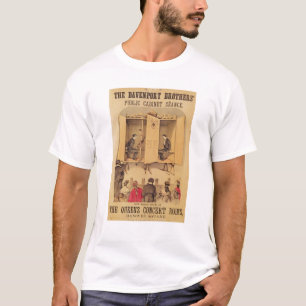 Camiseta Os irmãos de Davenport, poster para o Seance, 186