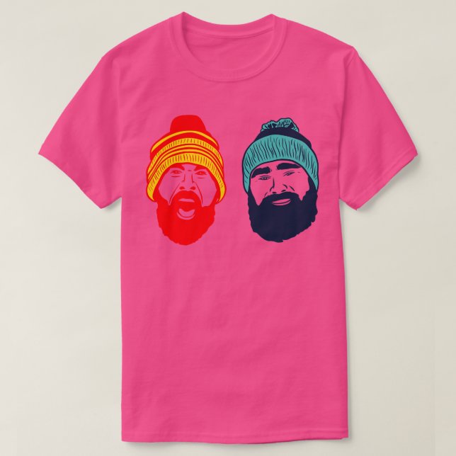 Camiseta Os irmãos Kelce (Frente do Design)