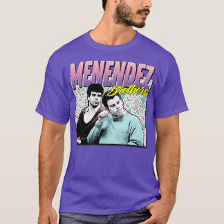 Camiseta Os Irmãos Menendez dos anos 90 Estimularam Os Gráf
