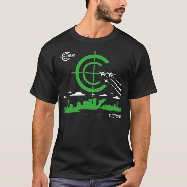 Camiseta Os jatos vão T (Frente)