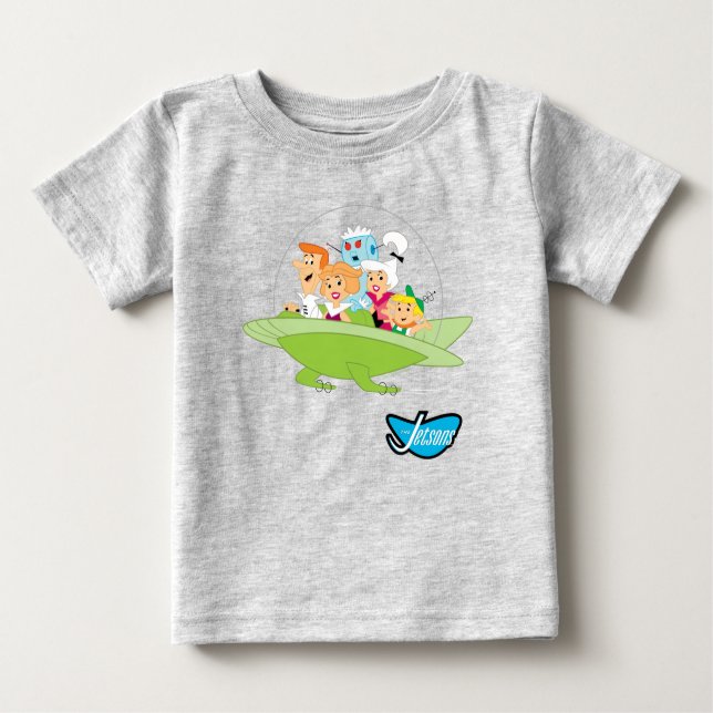 Camiseta Os Jetsons | Carro Voador Familiar (Frente)
