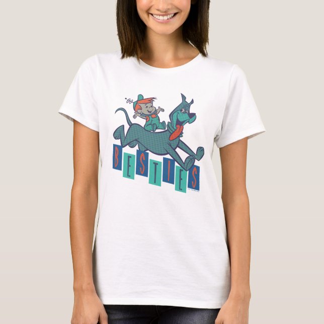 Camiseta Os Jetsons | Elroy & Astro Besties (Frente)