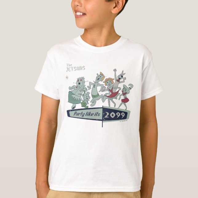Camiseta Os Jetsons | Festa como está em 2099 (Frente)