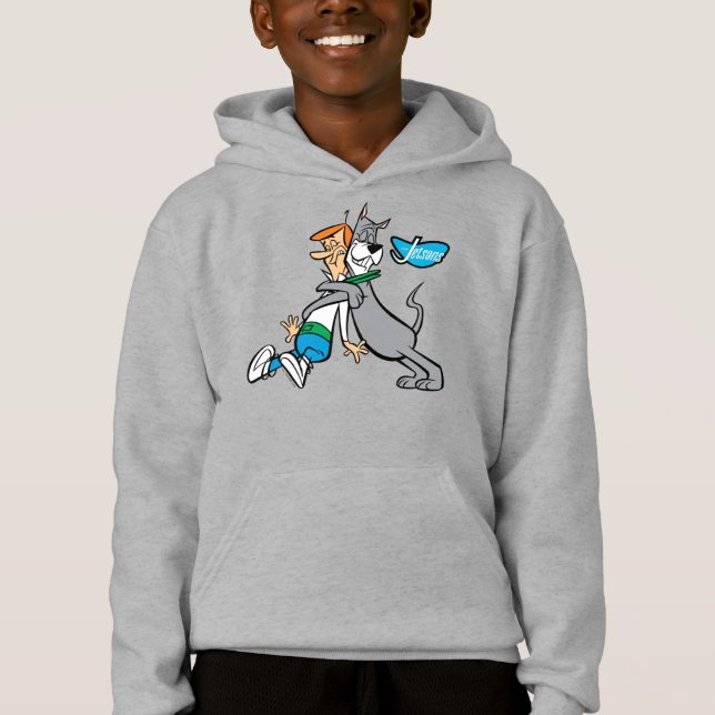 Camiseta Os Jetsons | George & Astro Hug (Frente)