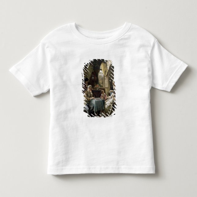 Camiseta Os jogadores de xadrez, 1887 2 (Frente)
