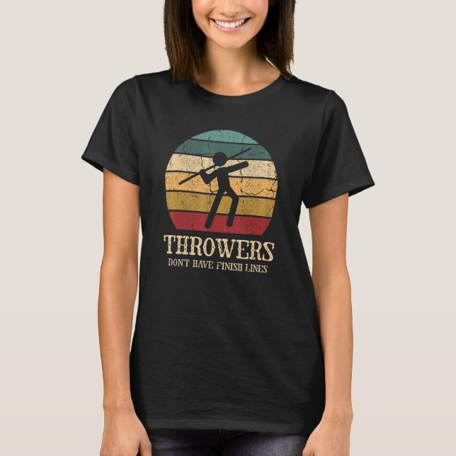 Camiseta Os jogadores não têm linhas finais para um Athle d (Frente)