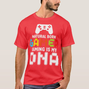 Camiseta Os jogos de Nascer natural são engraçados no meu D