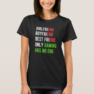 Camiseta Os Jogos Não Têm Vídeos Finais Para Jogadores