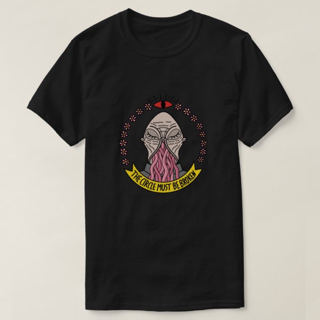 Camiseta Os julgamentos de Cortexiphan foram apresentados (Frente do Design)