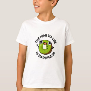 Camiseta Os Kiwi Para A Vida São Um Arma Fruta Feliz E Engr