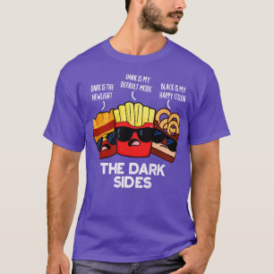 Camiseta Os Lados Escuros, Engraçados, Comida Rápida