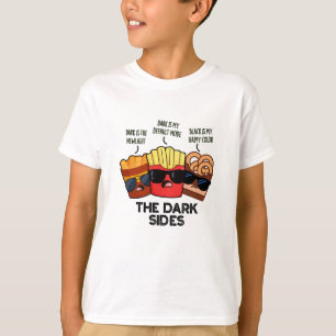 Camiseta Os Lados Sombrios Piada de Comida Rápida Engraçada
