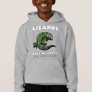Camiseta Os lagartos fazem-me o réptil bonito feliz do gec