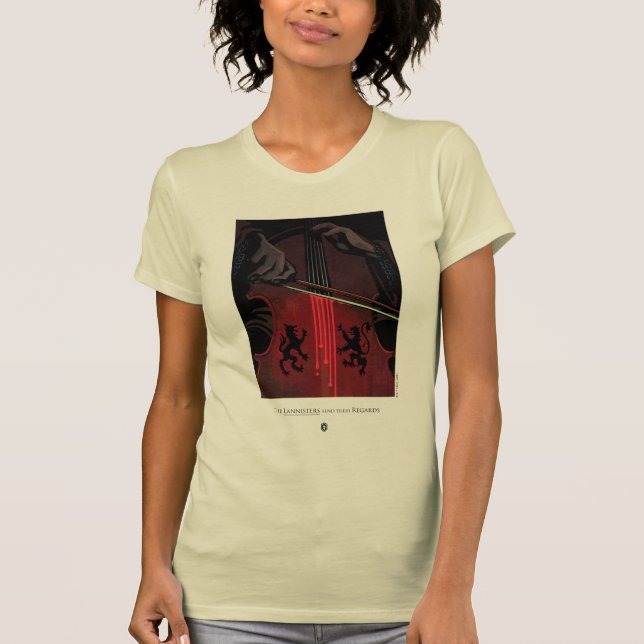 Camiseta Os Lannisters Enviam Seus Regozijos (Frente)