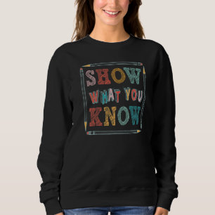 Camiseta Os Lápis dos Professores do Dia de Teste do Exame