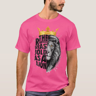 Camiseta Os Leigos São Tão Negros Como Um Leão