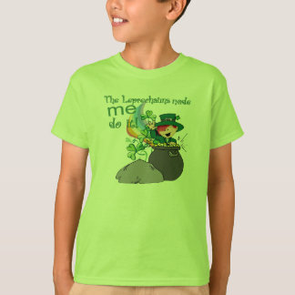 Camiseta Os Leprechauns fizeram-me fazê-lo!