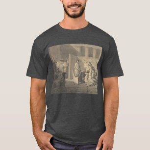 Camiseta Os Lictores Trazendo a Brutus os Corpos de Seus Fi