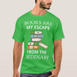 Camiseta Os Livros São A Minha Fuga Do Normal III