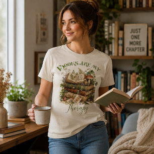 Camiseta Os livros são minha Terapia