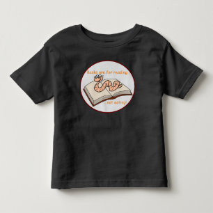 Camiseta Os livros são para ler não comer!